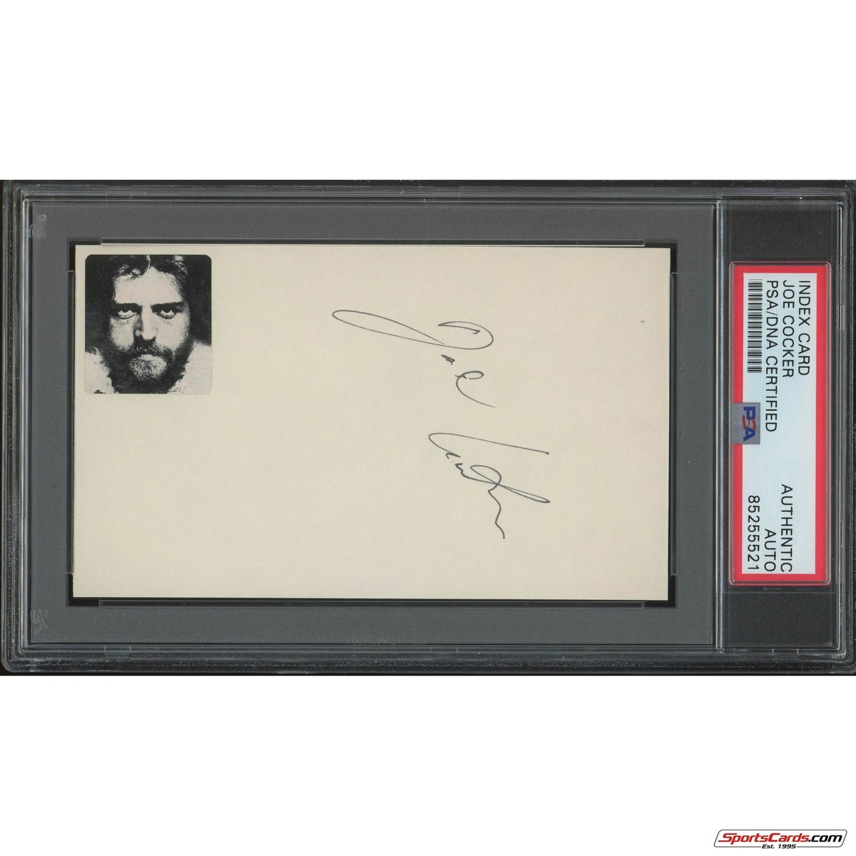 Joe Cocker Legendary Singer Signed Auto 3x5 Card PSA/DNA | eBay