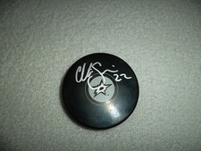 Colton Sceviour Hand Signed Dallas Stars Logo Puck NHL Hockey Autograph