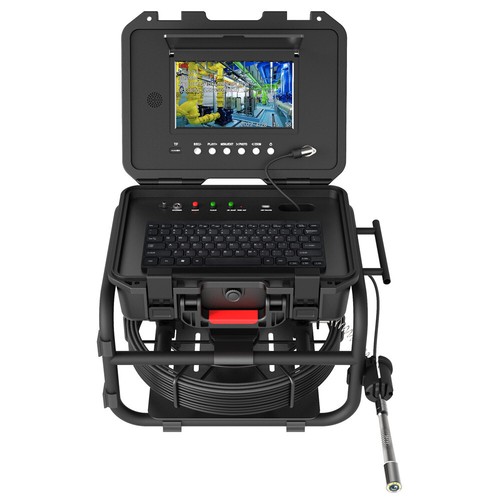 Cámara de alcantarillado autonivelante 9" HD cámara de inspección de tubería de drenaje con localizador de 512 Hz - Imagen 23 de 35