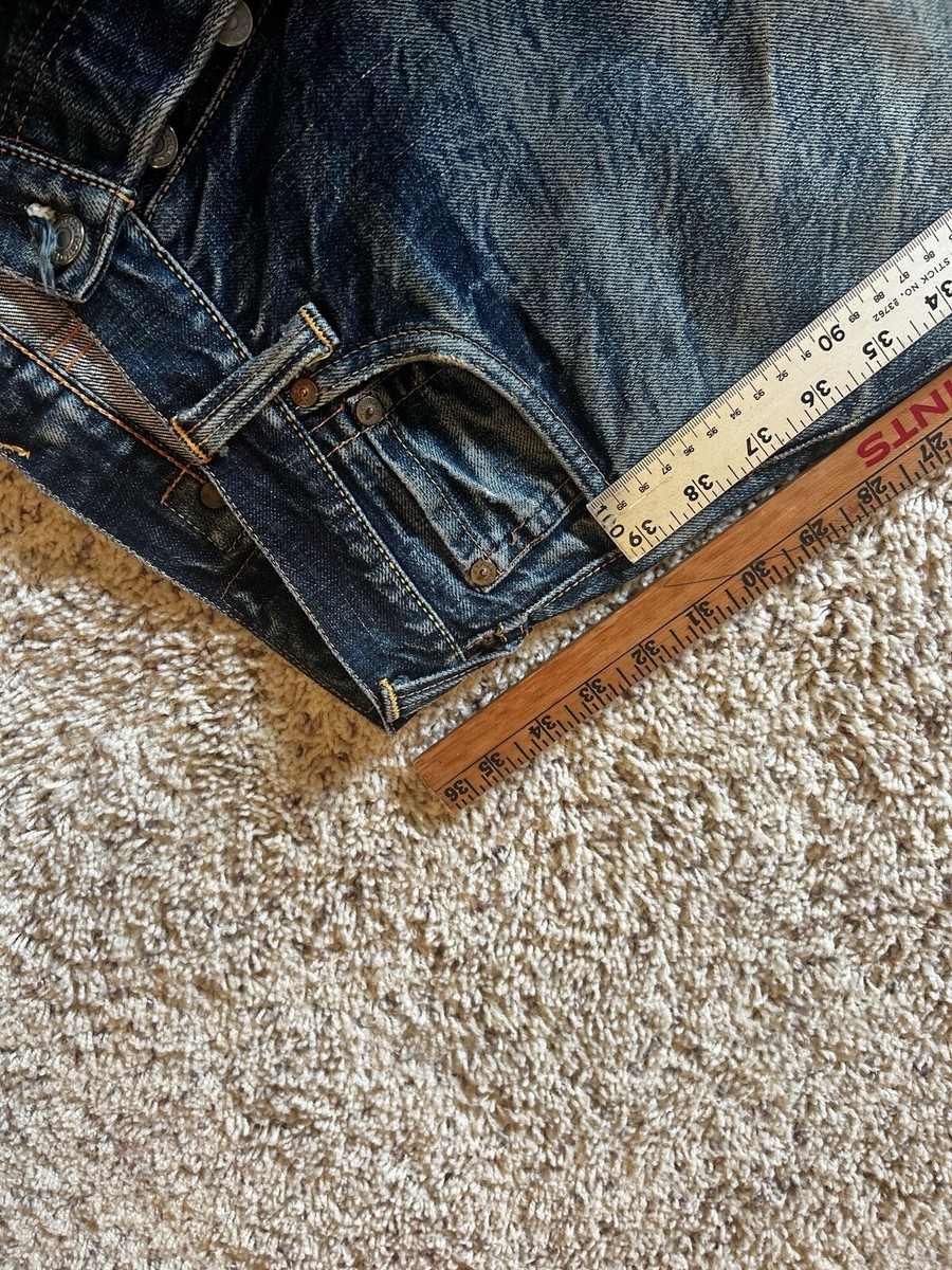 Evisu Selvedge Denim Jeans No. 1 Special Lot 2004 32x35 Evisu Selvedge Denim Jeans No. 1 Special Lot 2004 32x35