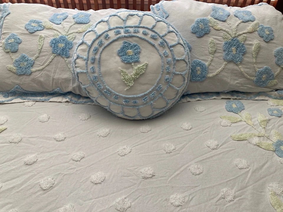 Better Trends 100% Cotton Chenille Bedspread Queen Size Bloomfield Collection - Image 4 of 4