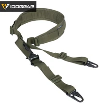 IDOGEAR Tactical Rifle Sling Ferro Style Slingster 2 Point Quick Pull Tab Army