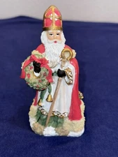 The International Santa Claus Collection 1995 St. Nicholas Austria SC20. Resin.