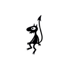 Luci Disenchantment Sitting Silhouette Vinyl Sticker