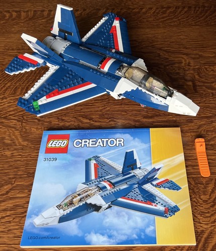 LEGO Creator 31039 BLUE POWER JET - 100% Complete with Instructions Manual
