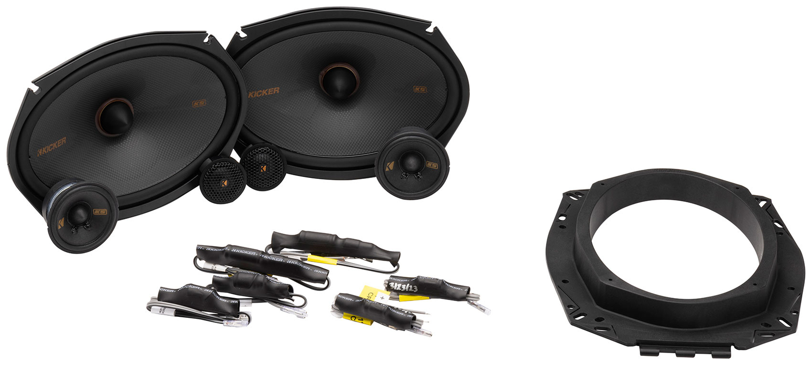 2 Kicker 51KSS369 6x9 275 3-полосные автомобильные аудиокомпонентные динамики с 1 твитером