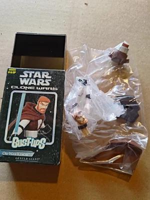 Star Wars Clone Wars Animé Bust-Ups Obi-Wan 2006 Gentle Giant Mini - Photo 1/2