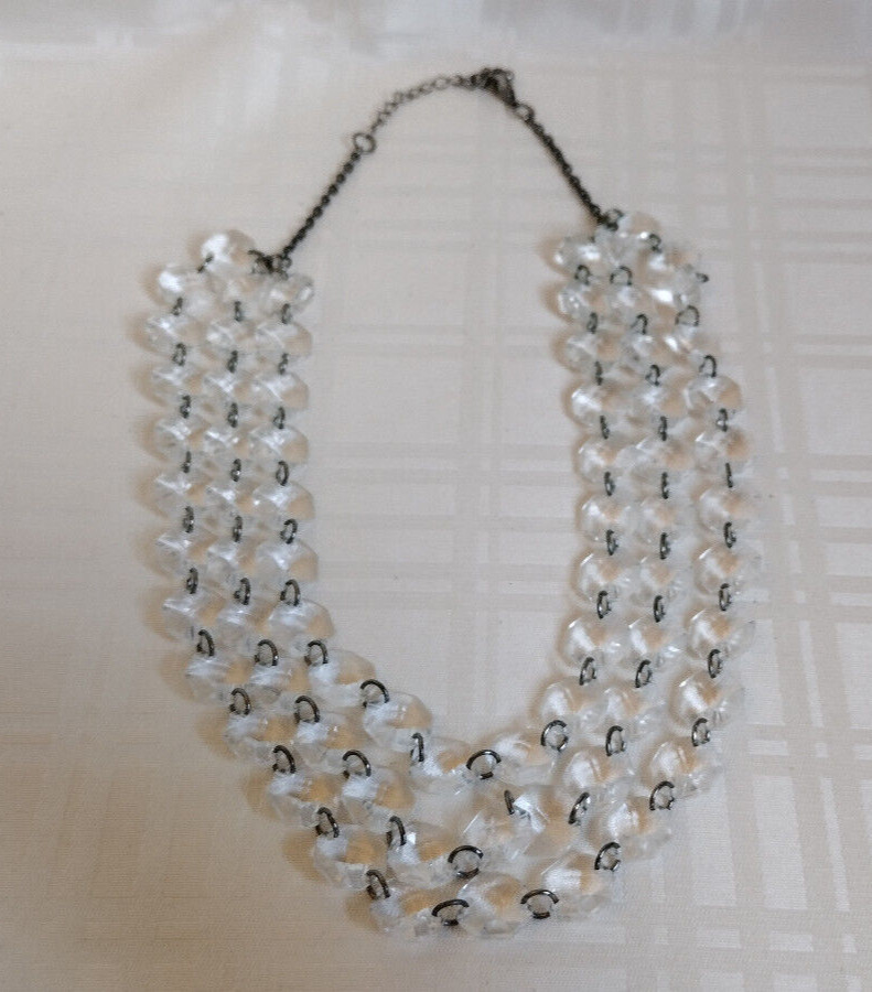 10" Inch Three/Multi Strand/Thread Octagonal Clea… - image 6