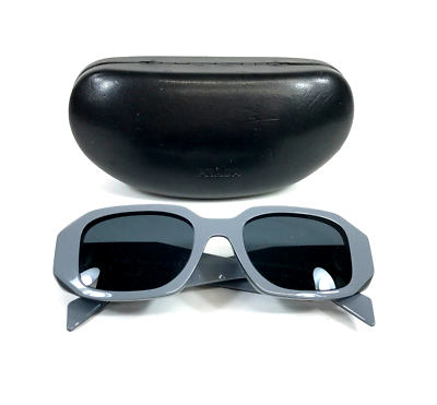 Prada Sunglasses SPR17W-F 11N-09T Thick Black Gray Asian Fit