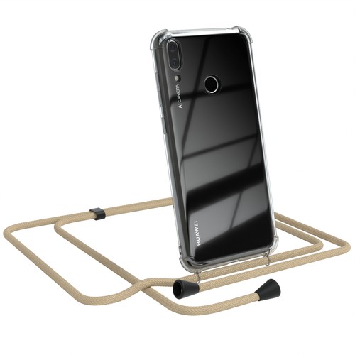 Do Huawei Y7 2019 Y7 Prime 2019 Etui na pelerynę z paskiem Łańcuch na telefon komórkowy Ochrona Silikon - Zdjęcie 26 z 26