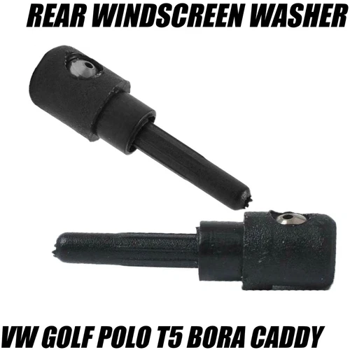 1x Rear Wiper Water Jet Nozzle Wind Screen Washer For VW T5 POLO GOLF BORA CADDY