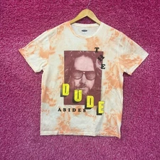 The Big Lebowski The Dude Abides Coen Bros Movie Tie Dye M