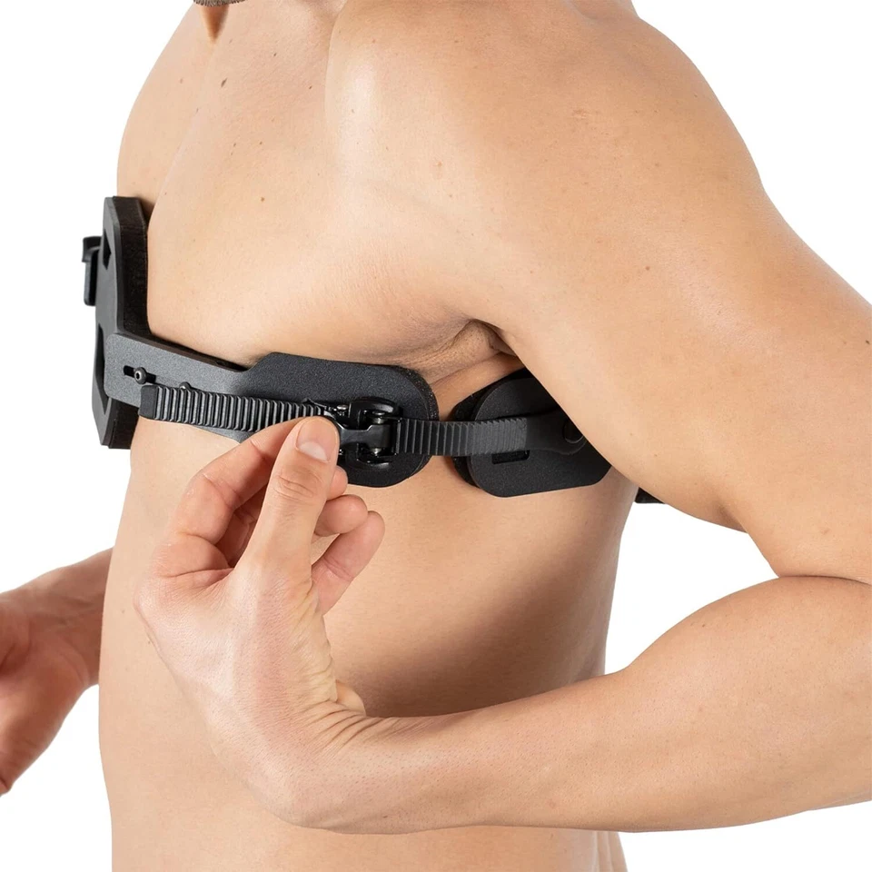 Corsé de pecho de paloma con hebilla ajustable Pectus Carinatum adulto o niño Foto 4 de 4