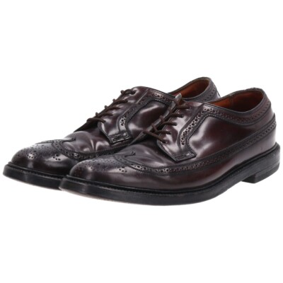 靴 70s Florsheim Imperial cordovan wing tip s-l400.jpg