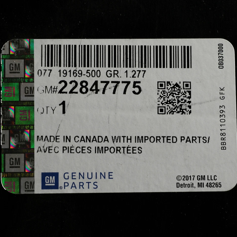 OEM NUEVO GM 2012-2013 Chevrolet Camaro Soporte de radiador Conducto de entrada de aire 22847775 Foto 3 de 3