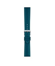 TISSOT OFFICIAL TURQUOISE LEATHER STRAP LUGS 18 MM T852.049.059 OEM