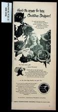 1948 Florists' Telegraph Delivery Assoc. Christmas List Vintage Print Ad 29576