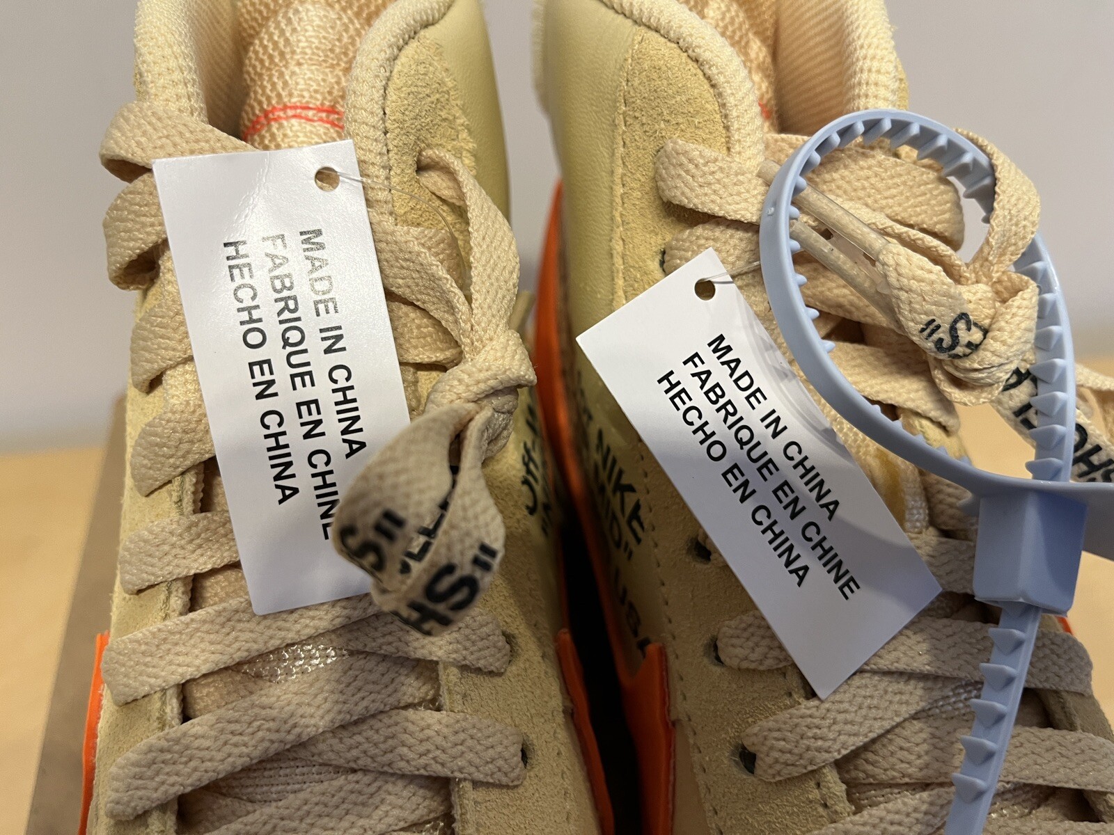 OFF WHITE X NIKE NIKE X OFF WHITE BLAZER HALLOW'S EVE UK 7 US 8 NUOVO ORIGINALE TUTTO