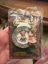 Boyds Bears and Friends Bearwear Photo Pin "Ms. Bearyproud" New 2.25"x2.50"