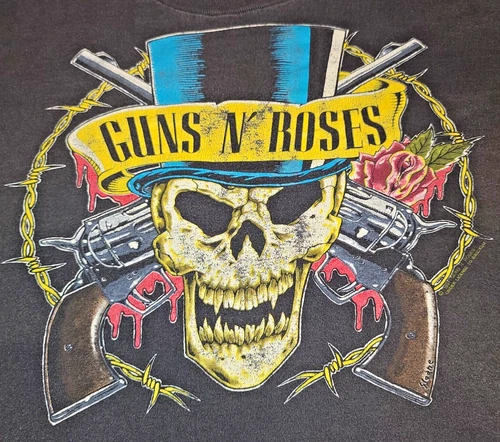 -92 Guns N' Roses Get In The Ring Motherfcker C 1990s vintage concert t-shirt, vintage, single stitch, B+ condition