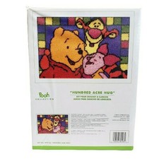 Disney Winnie The Pooh Crochet Latch Hook Kit Hundred Acre Hug WP0106 NEW