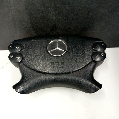 Mercedes CLK W209 Multifunction Steering Wheel + SRS in Black - Bild 10 von 17