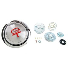 68 Ford Mustang Pop-open Gas Cap W Red Gt Emblem 68 Ford Mustang Pop-open Gas Cap W Red Gt Emblem