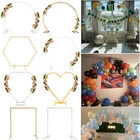 Balloon Arch Stand Metal Backdrop Display Frame All Shapes for Wedding Birthdays