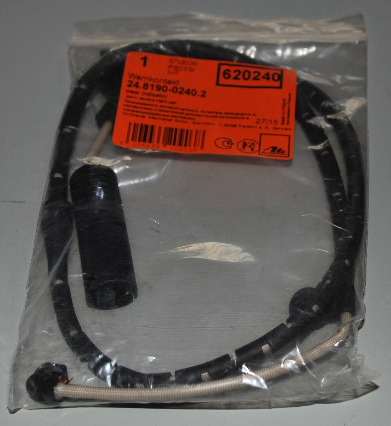 24.8190-0240.2 ATE SENSORE USURA FRENO PER BMW X3 E83
