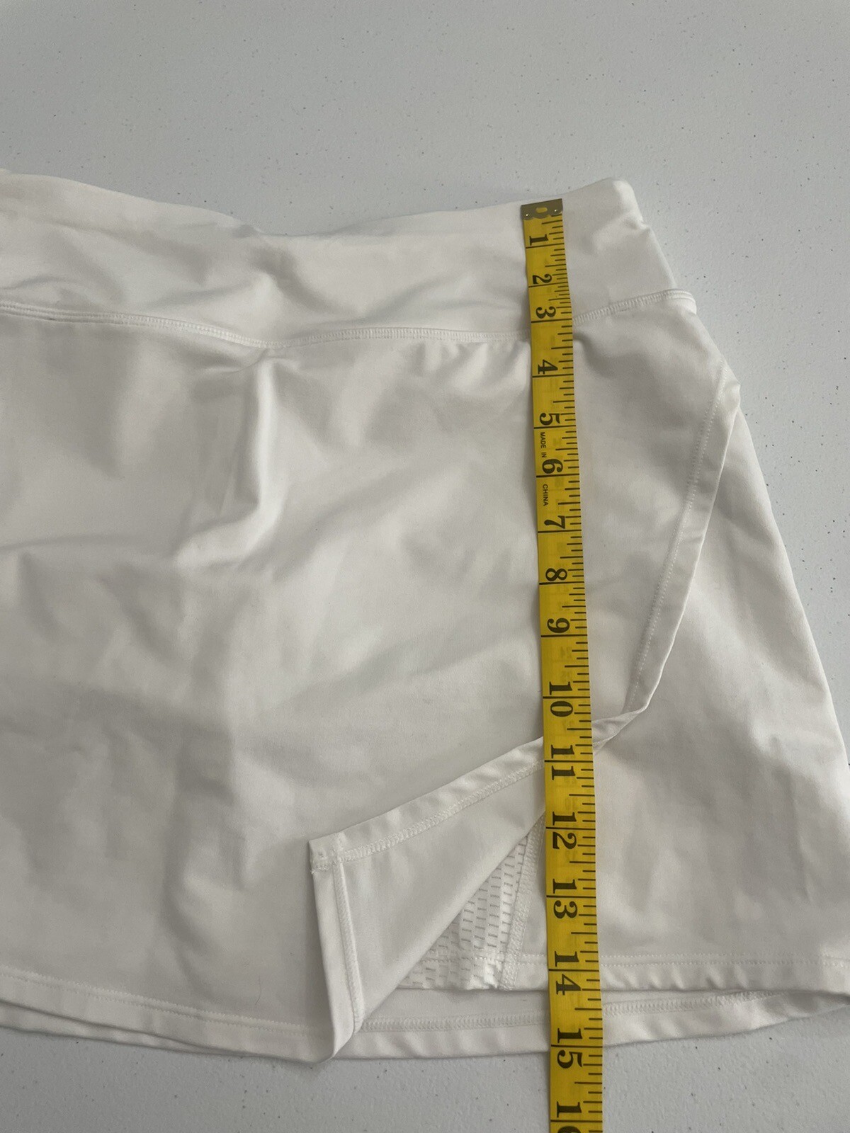 ATHLETA Volley Skort Solid White Wrap Styling Bui… - image 8