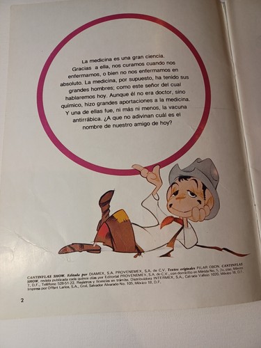 Cantinflas Show Revista Vintage Comic Magazine Pasteur No 11 - Picture 3 of 6