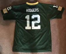 NFL Green Bay Packers Football Jersey Aaron Rodgers 12 Youth XL 18-20 Apparel