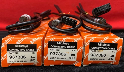 QTY 3 - MITUTOYO 937386 CONNECTING CABLES
