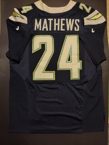 ๐ VTG Ryan Mathews #24 AUTOGRAPHED Authentic Nike On Field Chargers NFL Jersey - Picture 7 of 8