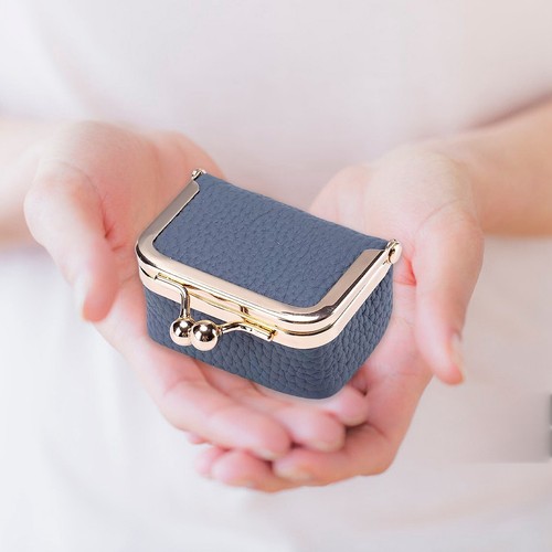 Mini joyero de cuero caja pequeña pendientes anillo collar para viajes a granel mujeres - Imagen 21 de 45