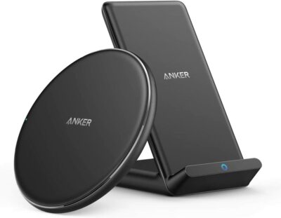 Anker Wireless Chargers Bundle, PowerWave Pad & Stand Upgraded, Qi-Certified  10W | eBay