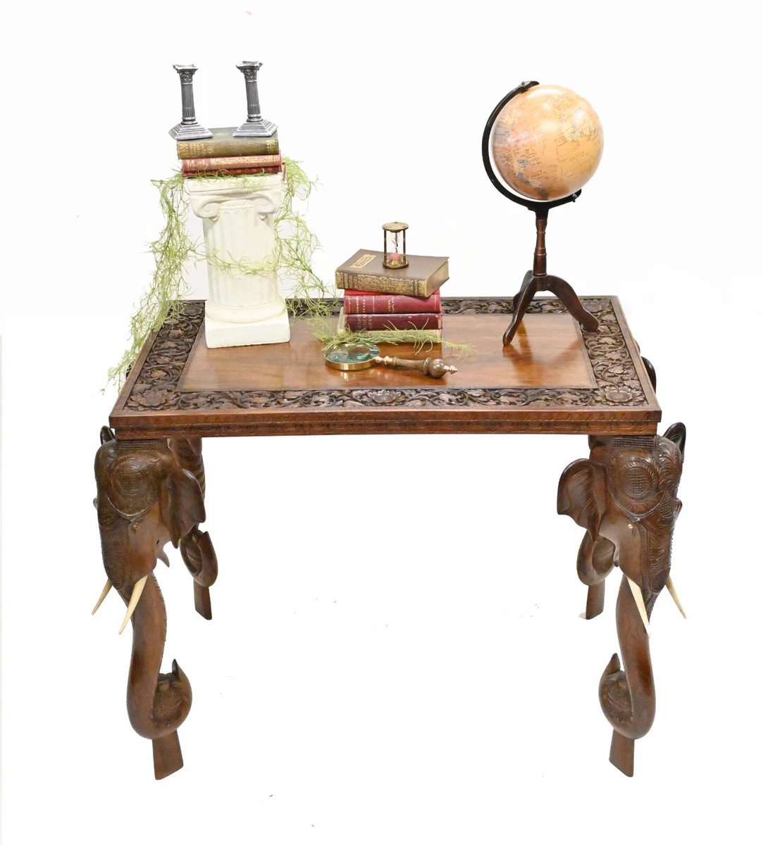 Indian Side Table Colonial Antiques Elephant Legs 1840 eBay