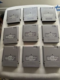 Nintendo NES Game Lot - 9 Games incl Beetlejuice, Rad Gravity - Tested Authentic