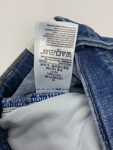 Gap Slim Taper Jeans Medium Wash - Kids Size 10 - Picture 6 of 8