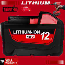 18V 12.0Ah Battery for Milwaukee for M18 Li-Ion XC Extended Capacity 48-11-1860