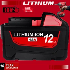 18V 12.0Ah Battery for Milwaukee for M18 Li-Ion XC Extended Capacity 48-11-1860