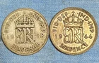 Great Britain 1938/1944 Silver Six Pence VF/UNC