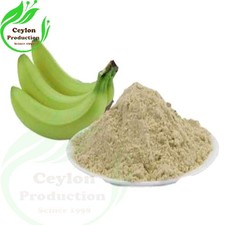 Banane verte fruit moulu poudre séché bio Musa acuminata Plantain Cavendish