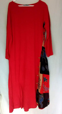 Women's Plus 3XL Zanzea  Maxi Long Sleeve Dress Geometric