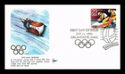 US COVER WINTER OLYMPICS TWO MAN BOBSLED FIRST DAY ISSUE GILL CRAFT CACHET