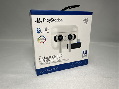 Razer Hammerhead HyperSpeed Wireless Multi-Platform Gaming Earbuds PS5 - NIB!