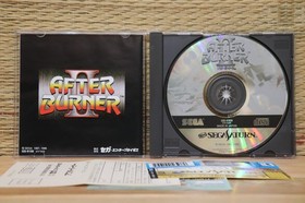 After Burner 2 Complete Set w/SP Card! Sega Saturn SS Japan VG+!