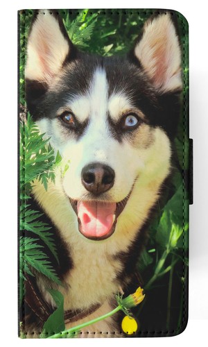 FLIP CASE FOR SAMSUNG GALAXY|SIBERIAN HUSKY DOG 7 - Picture 2 of 120