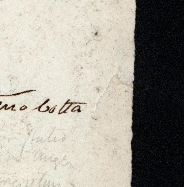 H. B. Garling Pen & Ink Drawing Architectural Study Cremona Cathedral Italy 1844 - image 4 of 4