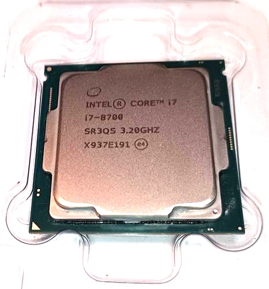 Intel Core i7-8700 Processor Model LGA 1151/H4 Socket Type 6 Core